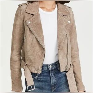 BLANKNYC Suede Moto Jacket